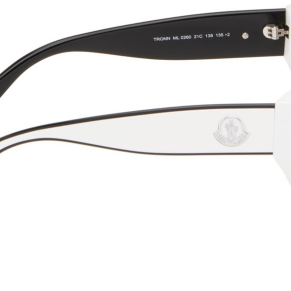 Moncler White Snow Apres Ski Sunglasses New Never Worn or Used w/Original Case - Picture 13 of 13